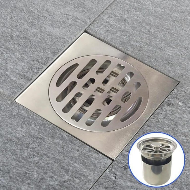 cách lắp ống thoát sàn