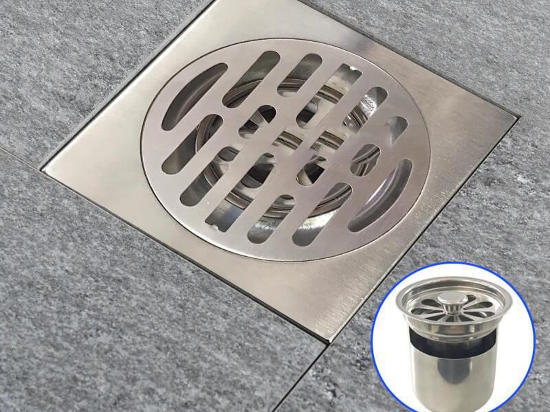ga thoát sàn đặt cách tường bao nhiêu