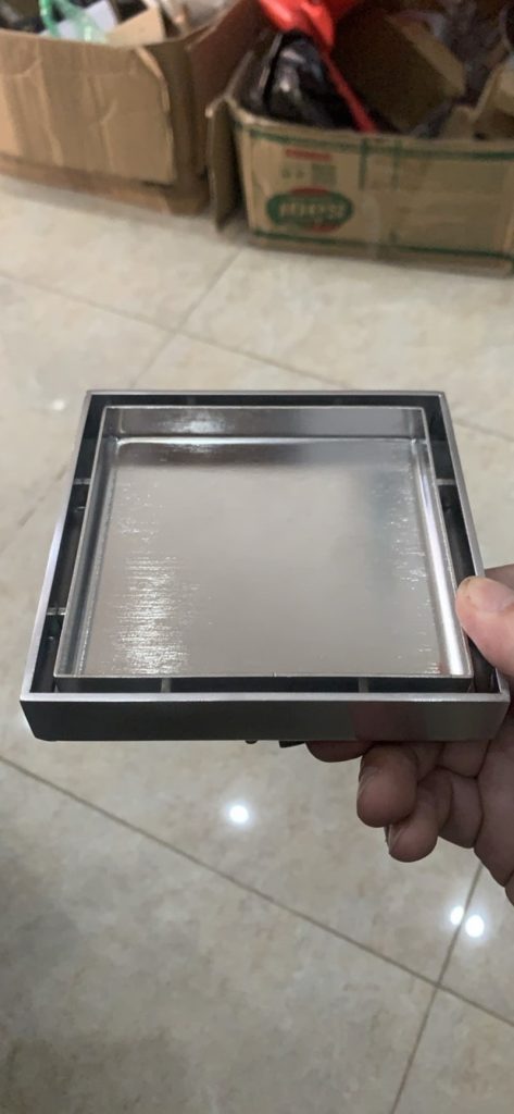 lắp đặt phễu thu sàn