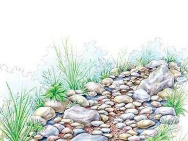 thoát sàn sân vườn
